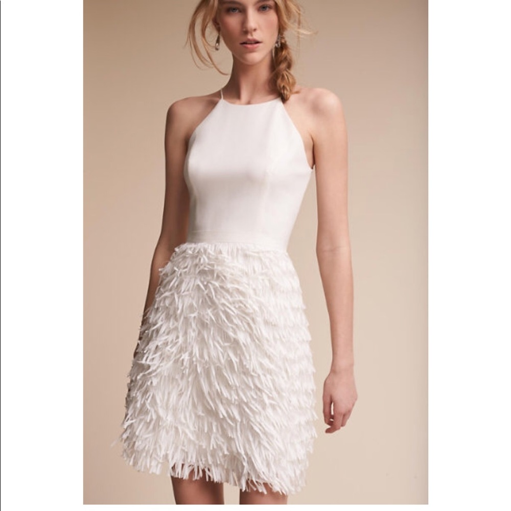 White dress from BHLDN